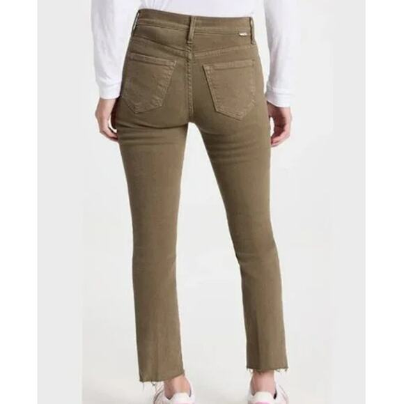 MOTHER Rascal Ankle Step Fray Jeans Capers High Waisted 5 Button Women's 27 - Picture 4 of 12